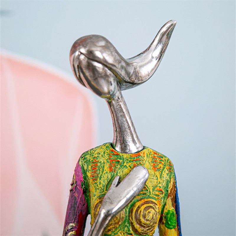 Kleurrijk Elegante Vrouw